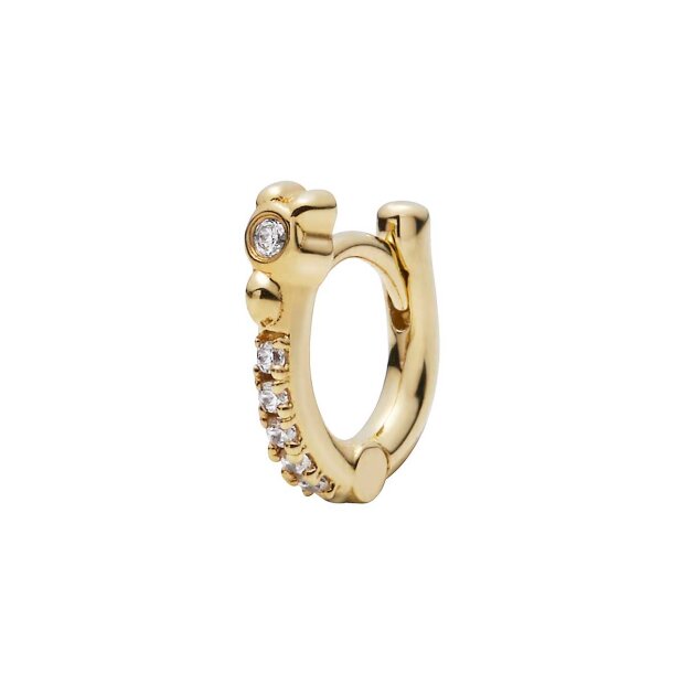 Billede af Magnolia 6 Huggie 1 Stk. | Forgyldt Fra Maria Black