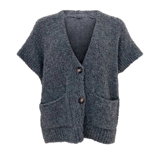 Billede af Bessy Boucle Vest | Grå Fra Black Colour