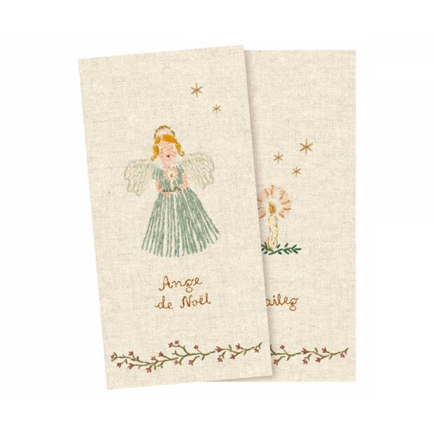 Billede af Servietter 8,5x16,5 Cm - 16 Stk. - Ange De Noel Fra Maileg