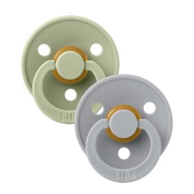 BIBS - BIBS COLOUR STR. 1 - 2-PAK | SAGE/CLOUD