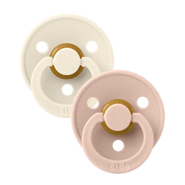 Billede af 2-pack Size 2 Anatomical | Ivory/blush Fra Bibs