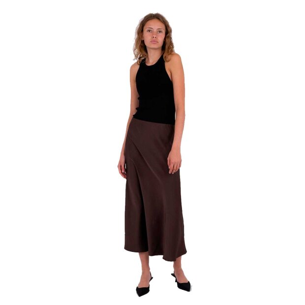 NEO NOIR - BOVARY SKIRT | DARK BROWN