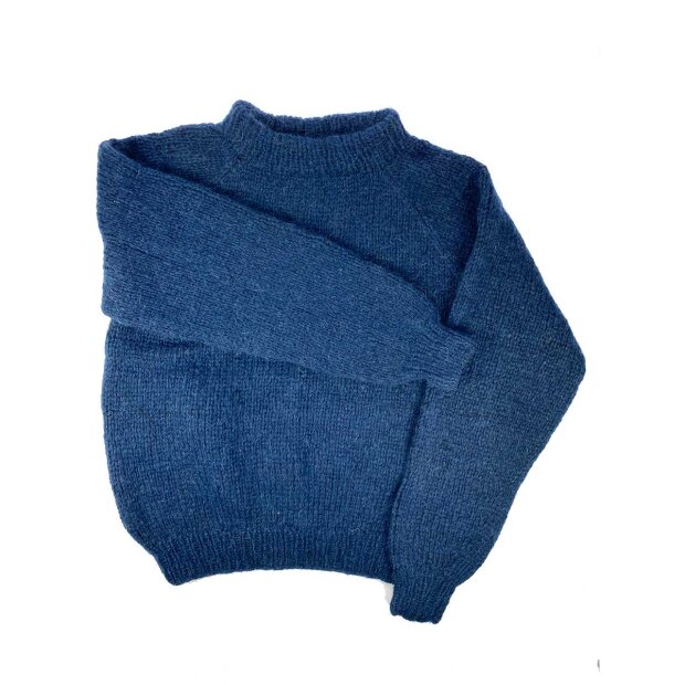 COFFEE BEANIES - ALPACA SWEATER NO WASTE | MØRKEBLÅ
