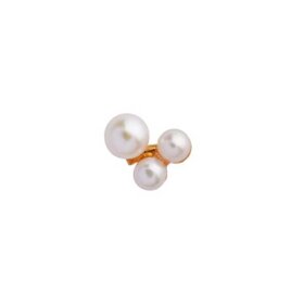 STINE A - THREE PEARL BERRIES ØRERING 1 STK. | FORGYLDT