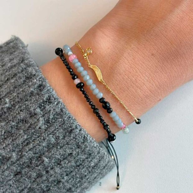 STINE A - COLOR CRUSH BRACELET NEW YORK MIX AND GREY RIBBON