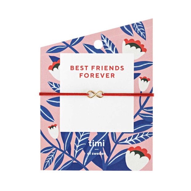 TIMI OF SWEDEN - TIMI OF SWEDEN ARMBÅND | BFF M/RØD SNOR