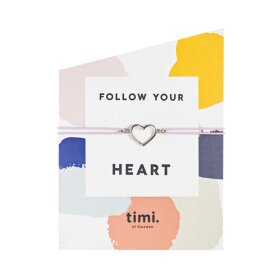TIMI OF SWEDEN - TIMI OF SWEDEN ARMBÅND | FOLLOW YOU M/PINK SNOR