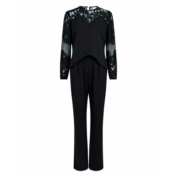 Billede af Antonia Crepe Jumpsuit | Sort Fra Neo Noir