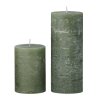 COZY LIVING - RUSTIC CANDLE 10X25 - 160 TIMER | FOREST GREEN