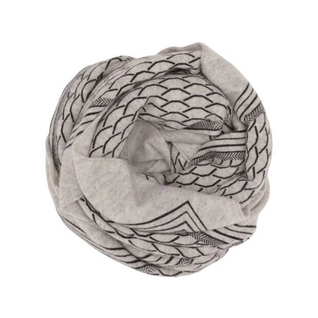 Billede af Gaia Scarf | Light Grey Melange Fra Gauge & Ply
