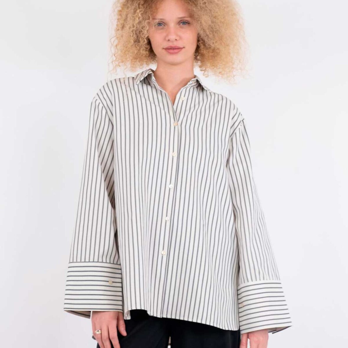 Neo Noir - Etta Slim Stripe Shirt 168663 - 121 - Off White