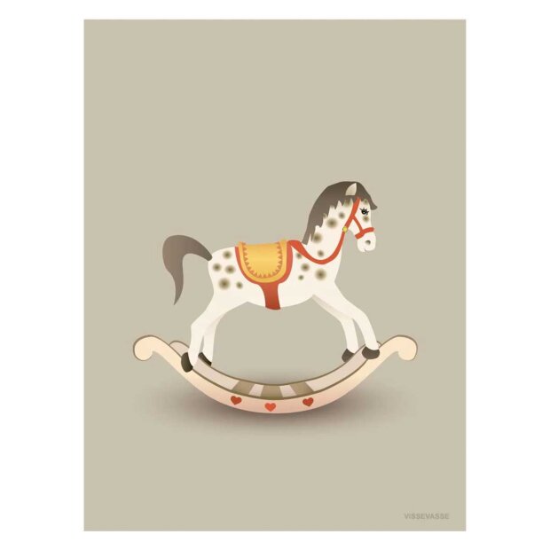 Billede af Anledningskort A6 | Gyngehest Sandy Fra Vissevasse