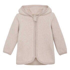 HUTTELIHUT - JAKKE I FLEECE | CAMEL MELANGE