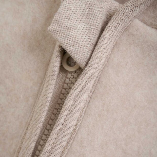 HUTTELIHUT - JAKKE I FLEECE | CAMEL MELANGE