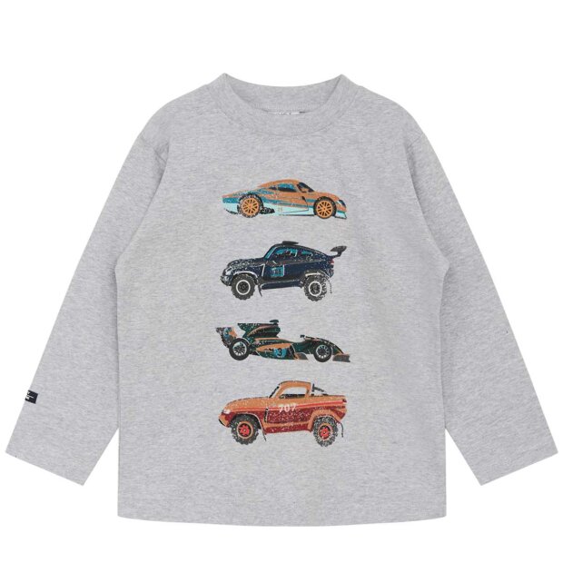 Billede af Anton T-shirt | Pearl Grey Melange Fra Hust And Claire