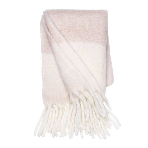 COZY LIVING - MATHEA ULDPLAID 130X170 CM | CLOUD PINK