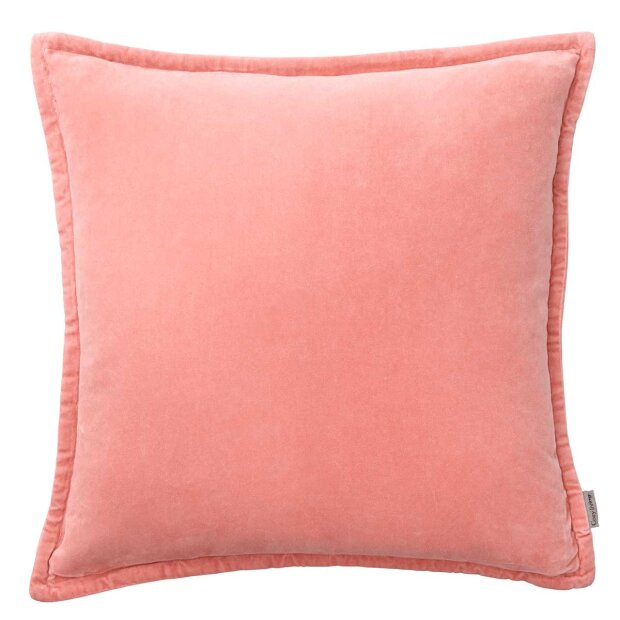 Billede af Velvet Soft Pude 50x50 Cm | Coral Fra Cozy Living
