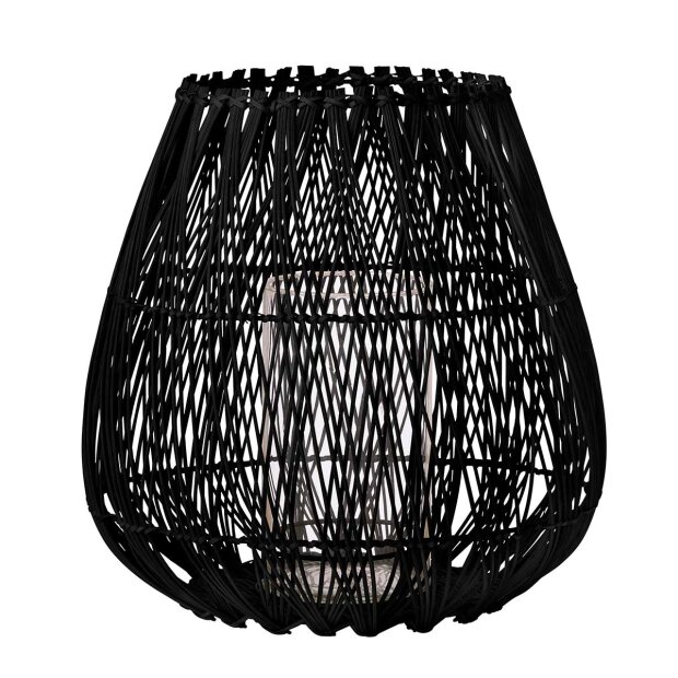 Billede af Jasmin Rund Lanterne 36x38 Cm | Sort Fra Cozy Living