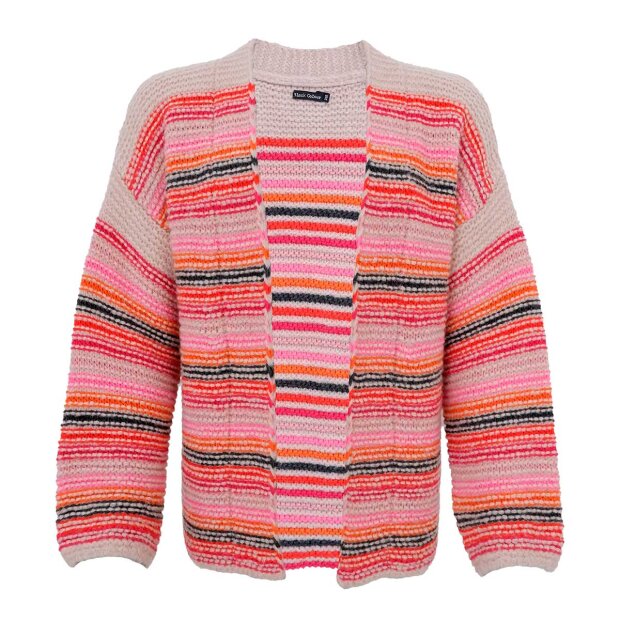 Billede af Georgia Strikket Cardigan | Pink Multi Fra Black Colour
