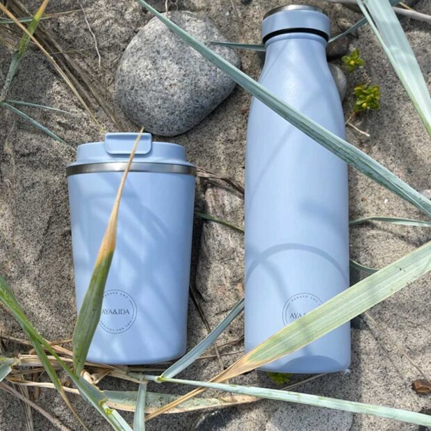 AYA & IDA - DRIKKEFLASKE 500 ML | POWDER BLUE