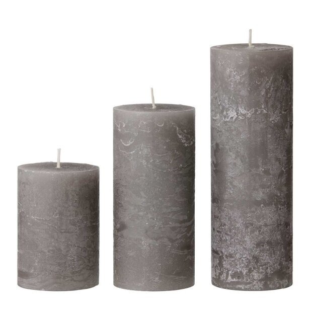 COZY LIVING - RUSTIC CANDLE 7X15 - 60 TIMER | ELEPHANT