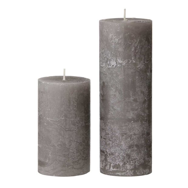 COZY LIVING - RUSTIC CANDLE 10X25 - 160 TIMER | ELEPHANT