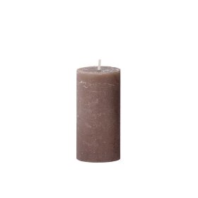 COZY LIVING - RUSTIC CANDLE 5X10 CM - 10 TIMER | MOCCA