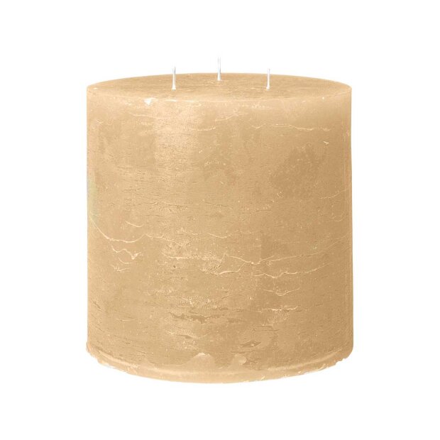 Billede af Rustic Candle 15x15 Cm - 125 Timer | Soft Honey Fra Cozy Living