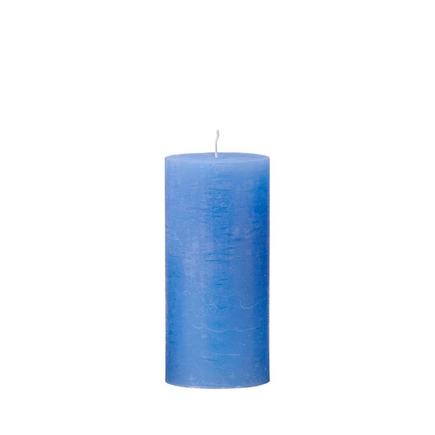 Billede af Rustic Candle 7x15 - 60 Timer | Sky Blue Fra Cozy Living