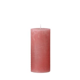 COZY LIVING - RUSTIC CANDLE 7X15 - 60 TIMER | CORAL