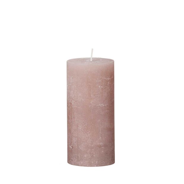 Billede af Rustic Candle 7x15 - 60 Timer | Vintage Rose Fra Cozy Living