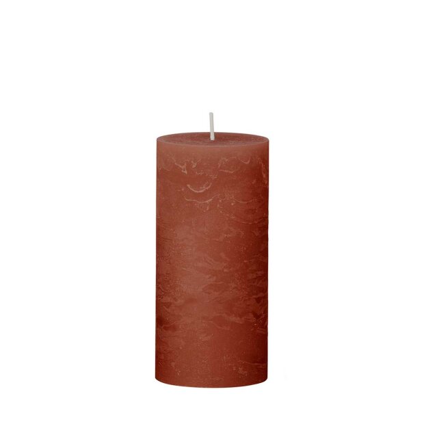 COZY LIVING - RUSTIC CANDLE 7X15 - 60 TIMER | GOLDEN ORANGE