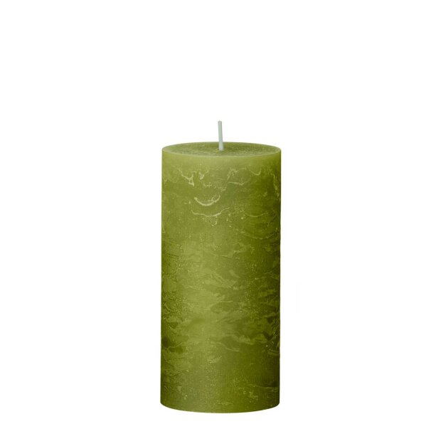 Rustic Candle 7x15 - 60 Timer | Fern Green Fra Cozy Living
