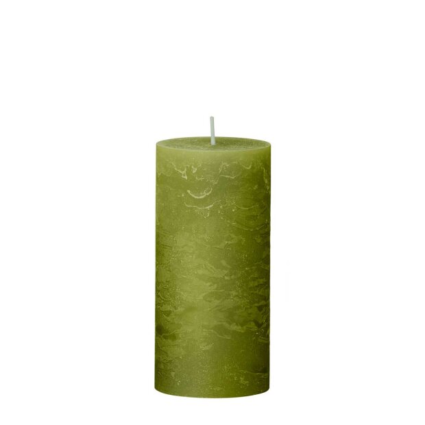 Billede af Rustic Candle 7x15 - 60 Timer | Fern Green Fra Cozy Living
