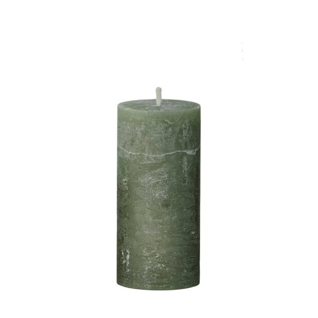Billede af Rustic Candle 7x15 - 60 Timer | Forest Green Fra Cozy Living