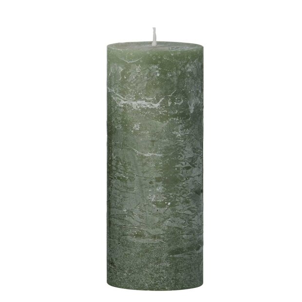 Billede af Rustic Candle 10x25 - 160 Timer | Forest Green Fra Cozy Living