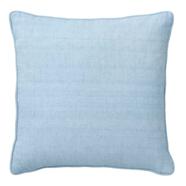 Billede af Linen Cushion 50x50 Cm | Sky Blue Fra Cozy Living