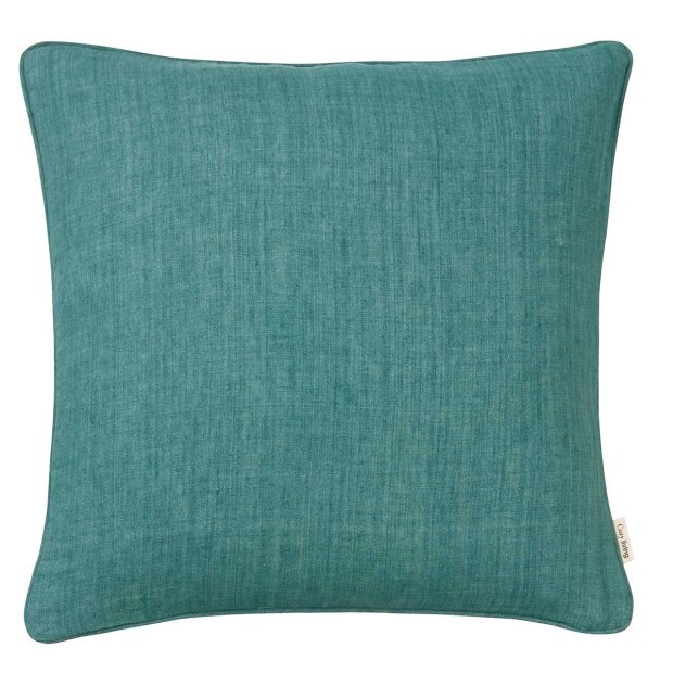 Billede af Linen Cushion 50x50 Cm | Jungle Green Fra Cozy Living