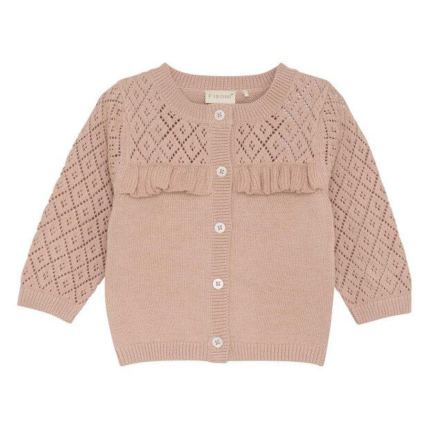 Billede af Fixoni Strikket Cardigan | Mahogany Rose Fra Fixoni