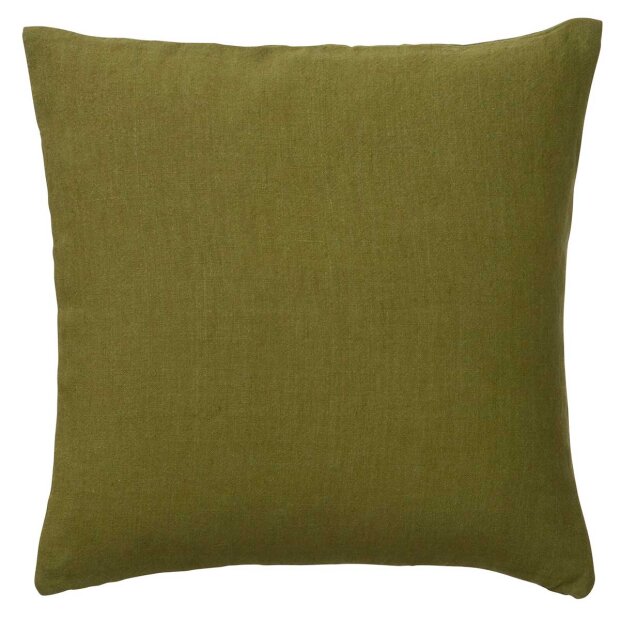Billede af Linen Cushion 50x50 Cm | Dusty Green Fra Cozy Living