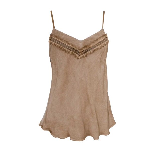 Billede af Lou Satin Strap Top | Champagne Fra Black Colour