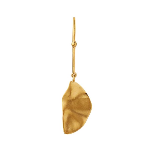 Billede af Hook M/golden Reflection Moon Ørering - 1 Stk. | Forgyldt Fra Stine A