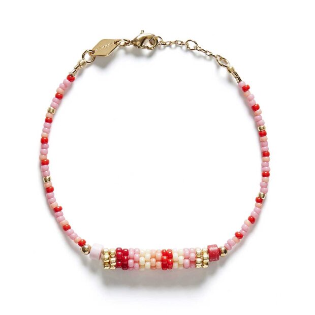 ANNI LU - BARREL ARMBÅND - ROSE BLUSH