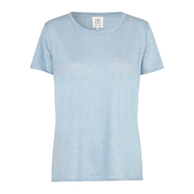 Billede af Peony T-shirt M/rund Hals | Ashley Blue Fra Second Female