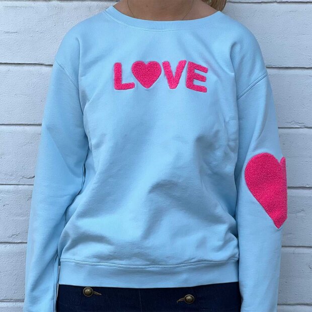 Billede af Sweatshirt | Love Baby Blue Fra Rosas Love