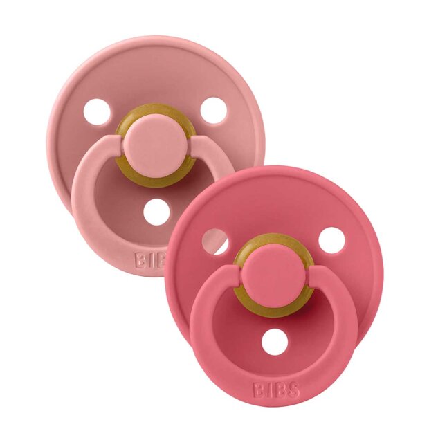 Billede af Bibs Colour Str. 1 - 2-pak | Dusty Pink/coral Fra Bibs