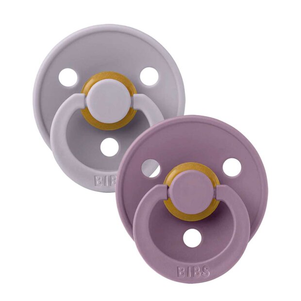 Billede af Bibs Colour Str. 2 - 2-pak | Fossil Grey/mauve Fra Bibs