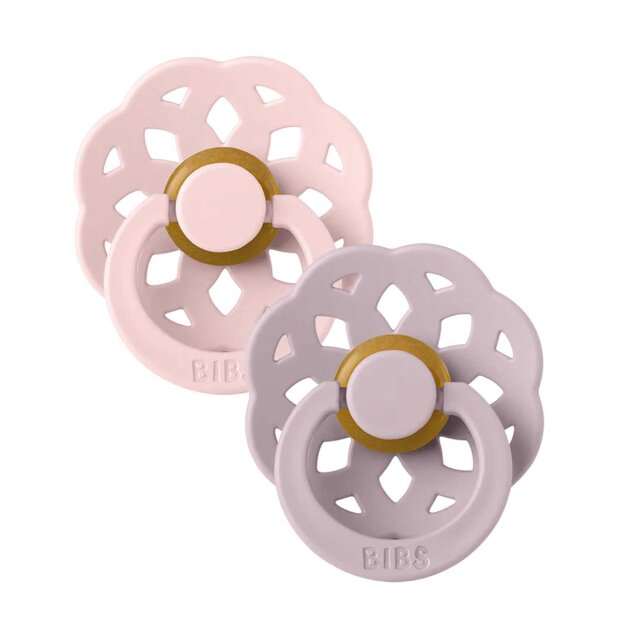 Billede af Boheme Sut 2-pak Str. 1 | Blossom/dusky Lilac Fra Bibs