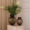 SPECKTRUM - AUDREY VASE - MEDIUM 25X20 CM | SMOKEY  BROWN