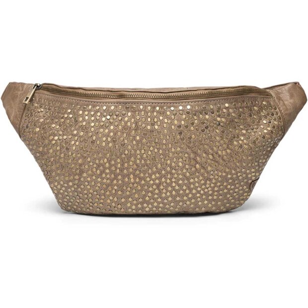 Billede af Bumbag I Skind M/nitter | Taupe Fra Depeche